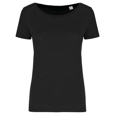 Camiseta mujer corte ajustado Black L