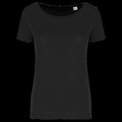 Camiseta mujer corte ajustado Black XL