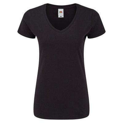 Camiseta Mujer Cuello Pico Neg M