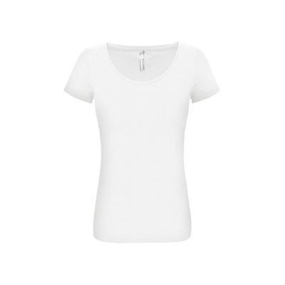 Camiseta mujer entallada Blanco M