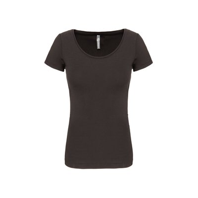 Camiseta mujer entallada Gris XS