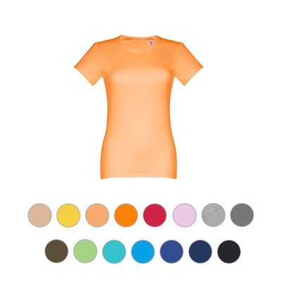 Camiseta de mujer entallada en punto jersey