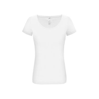 Camiseta mujer entallada White M