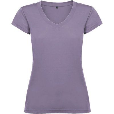 Camiseta de mujer manga corta entallada LAVANDA S