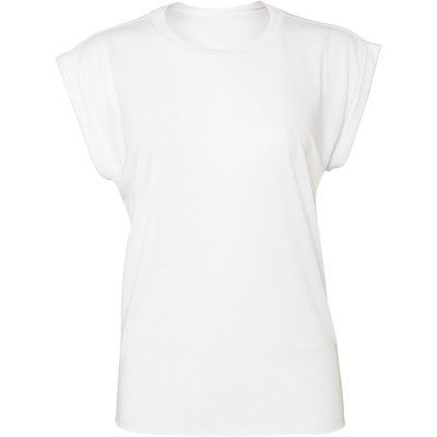 Camiseta mujer manga vuelta White S