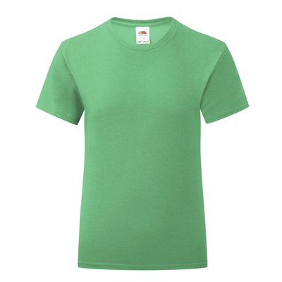 Camiseta Niña 100% Algodón Verde 12-13