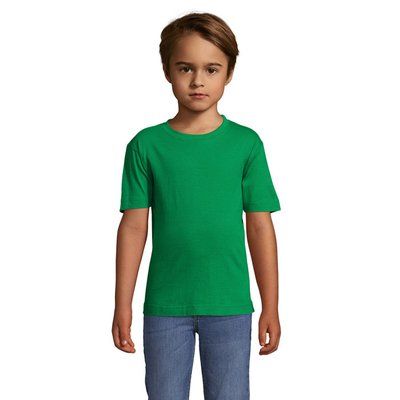 Camiseta Niño 150g Manga Corta Verde M