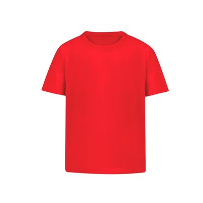 Camiseta Niño Algodón Peinado Roj 6-8