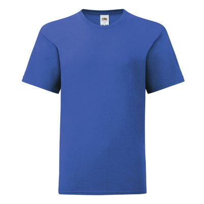 Camiseta Niño Algodón Tacto Suave Azul 5-6