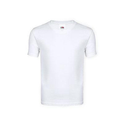 Camiseta Niño Blanca 100% Algodón Bla 12-13