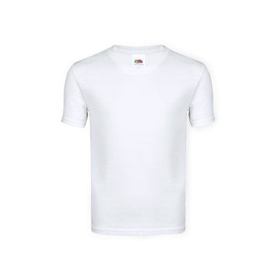 Camiseta Niño Blanca 100% Algodón Bla 9-11