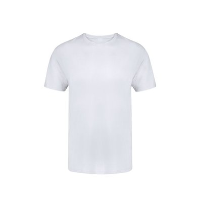 Camiseta Niño Blanca Algodón Sin Costuras Bla 4-5