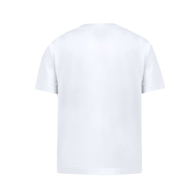 Camiseta Niño Blanca Algodón Sin Costuras