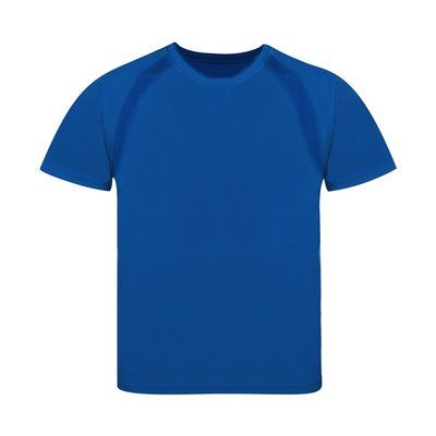 Camiseta Niño Poliéster Transpirable Azul 10-12