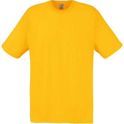 Camiseta niños algodón cuello redondo Amarillo 3/4 ans