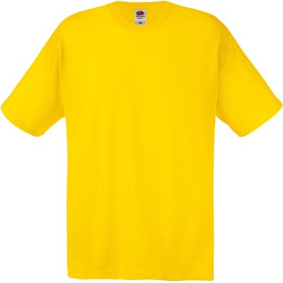 Camiseta niños algodón cuello redondo Amarillo 7/8 ans