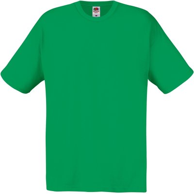 Camiseta niños algodón cuello redondo Verde 14/15 ans