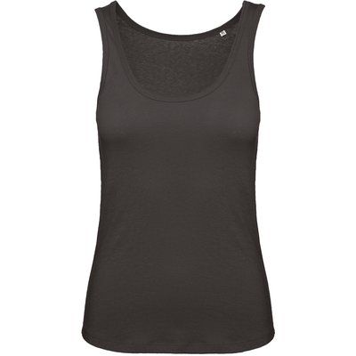 Camiseta orgánica sin mangas mujer Black L