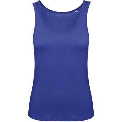 Camiseta orgánica sin mangas mujer Cobalt Blue XXL