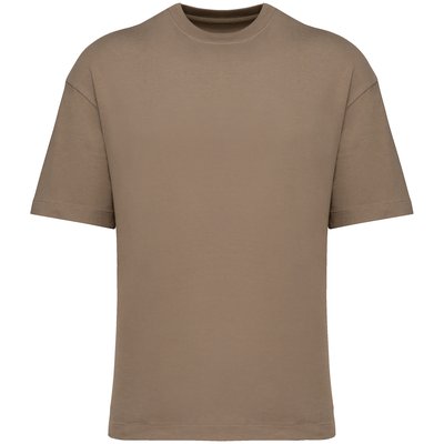 Camiseta oversize hombre Beige / Marrón XL