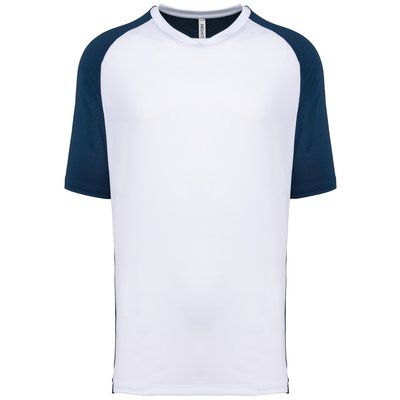 Camiseta pádel bicolor hombre Sporty Navy / White L