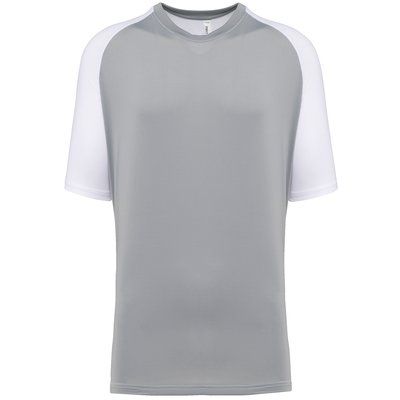 Camiseta pádel bicolor hombre White / Fine Grey XL