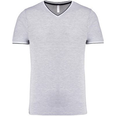 Camiseta de punto piqué de hombre Gris S