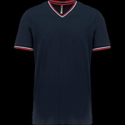 Camiseta de punto piqué de hombre Navy / Red / White S