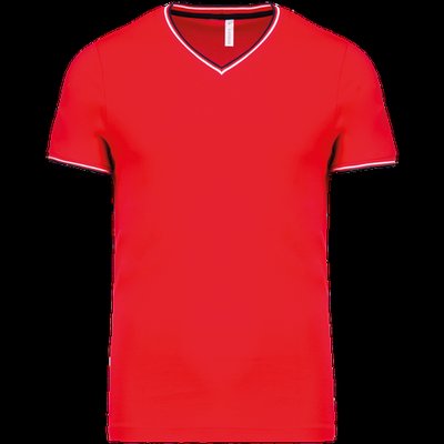 Camiseta de punto piqué de hombre Red / Navy / White S