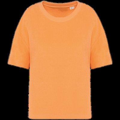 Camiseta de rizo para mujer corte oversize Apricot S