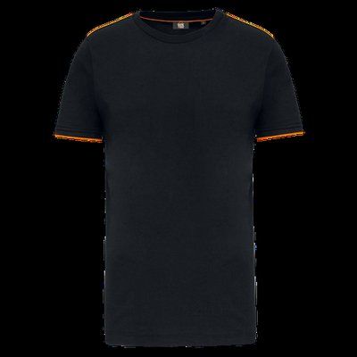 Camiseta ropa laboral Black / Orange L