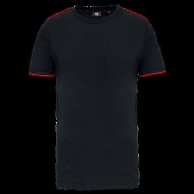 Camiseta ropa laboral Black / Red S