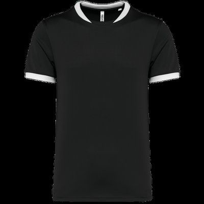 Camiseta rugby poliéster Black 3XL