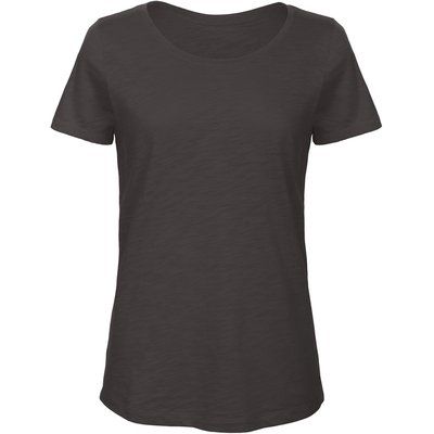 Camiseta  sencilla para mujer de algodón orgánico Chic Black M