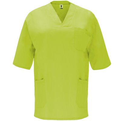 Camiseta de Servicios con Bolsillos y Escote V Pistacho XS