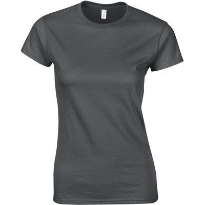 Camiseta sutil mujer algodón Charcoal S