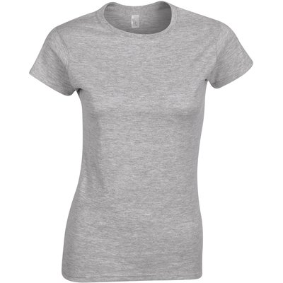 Camiseta sutil mujer algodón Gris S