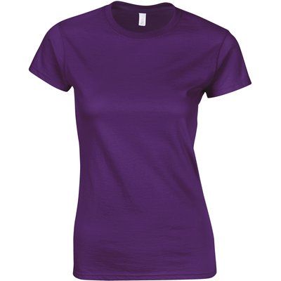 Camiseta sutil mujer algodón Purple M