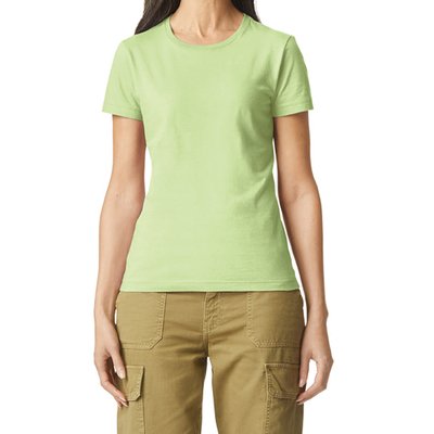 Camiseta sutil mujer algodón Verde S