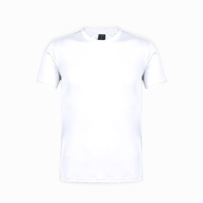 Camiseta técnica adulto de varios colores con diseño en espalda y mangas transpirable Blanco M