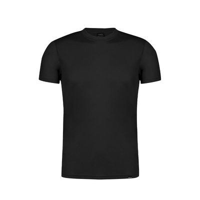 Camiseta técnica adulto ecológica de PET reciclado transpirable Negro XS