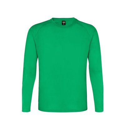 Camiseta técnica adulto de manga larga en varios colores Verde M