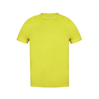 Camiseta técnica adulto transpirable de colores algunos fluorescentes Amarillo L