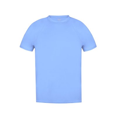 Camiseta técnica adulto transpirable de colores algunos fluorescentes Azul Claro M