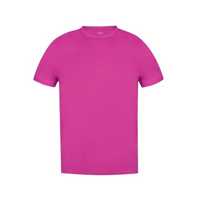 Camiseta técnica adulto transpirable de colores algunos fluorescentes Fucsia S