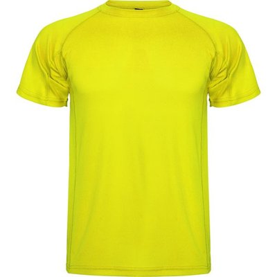 Camiseta Técnica de Colores Amarillo Fluor 2XL