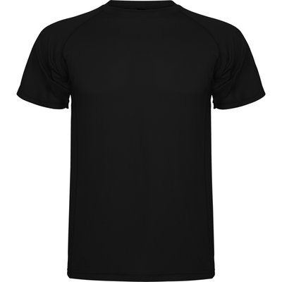 Camiseta Técnica de Colores Negro XL