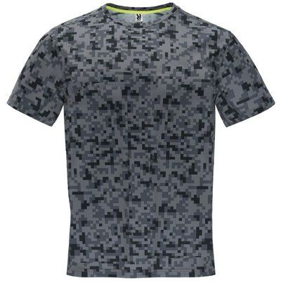 Camiseta Técnica Estampada PIXEL NEGRO S