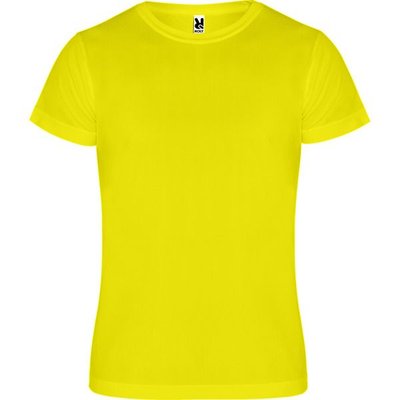 Camiseta Técnica Manga Corta Amarillo 12