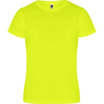 Camiseta Técnica Manga Corta Amarillo Fluor 8